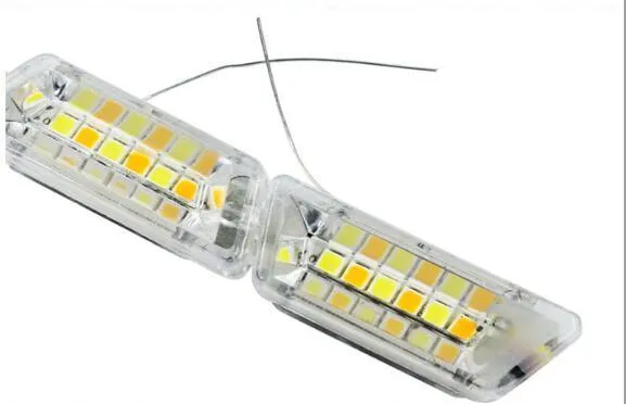 2pcs Flexible LED Strip Light DRL Daytime Running Light