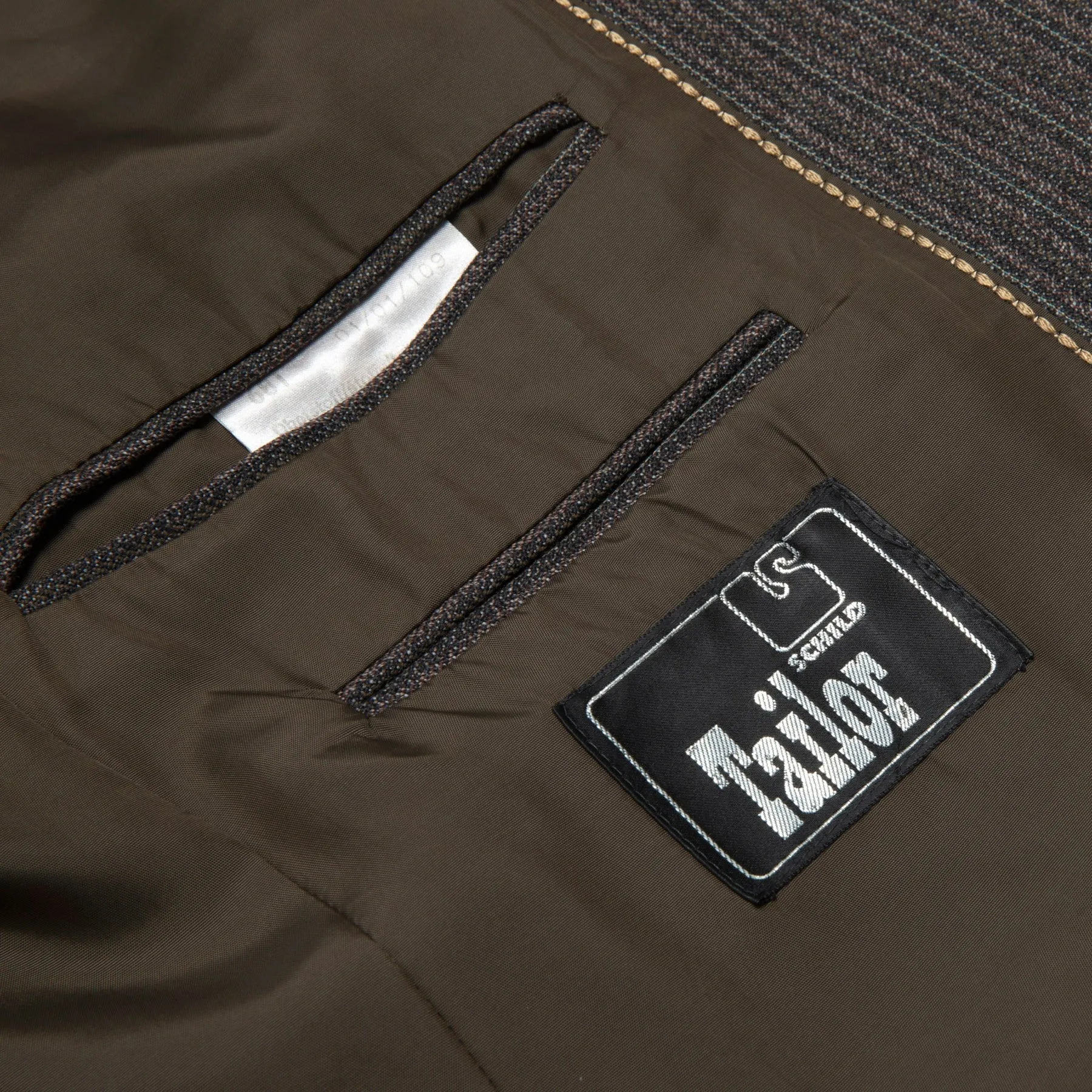 70s, Worsted Twill, High-Density Wool, Structured, Financial District