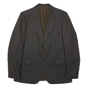 70s, Worsted Twill, High-Density Wool, Structured, Financial District