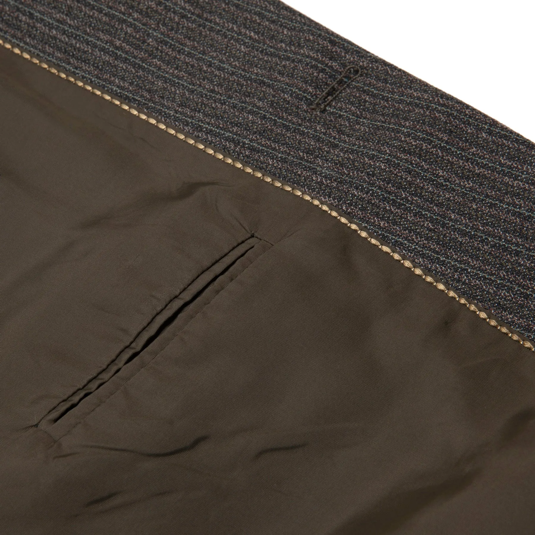 70s, Worsted Twill, High-Density Wool, Structured, Financial District