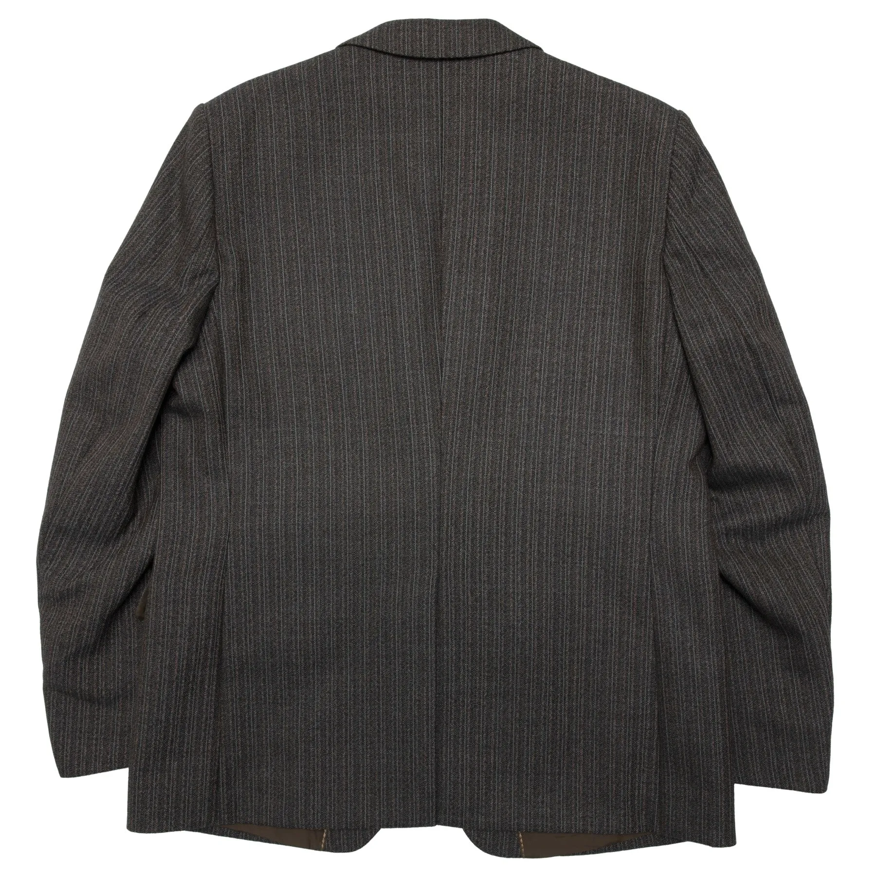 70s, Worsted Twill, High-Density Wool, Structured, Financial District