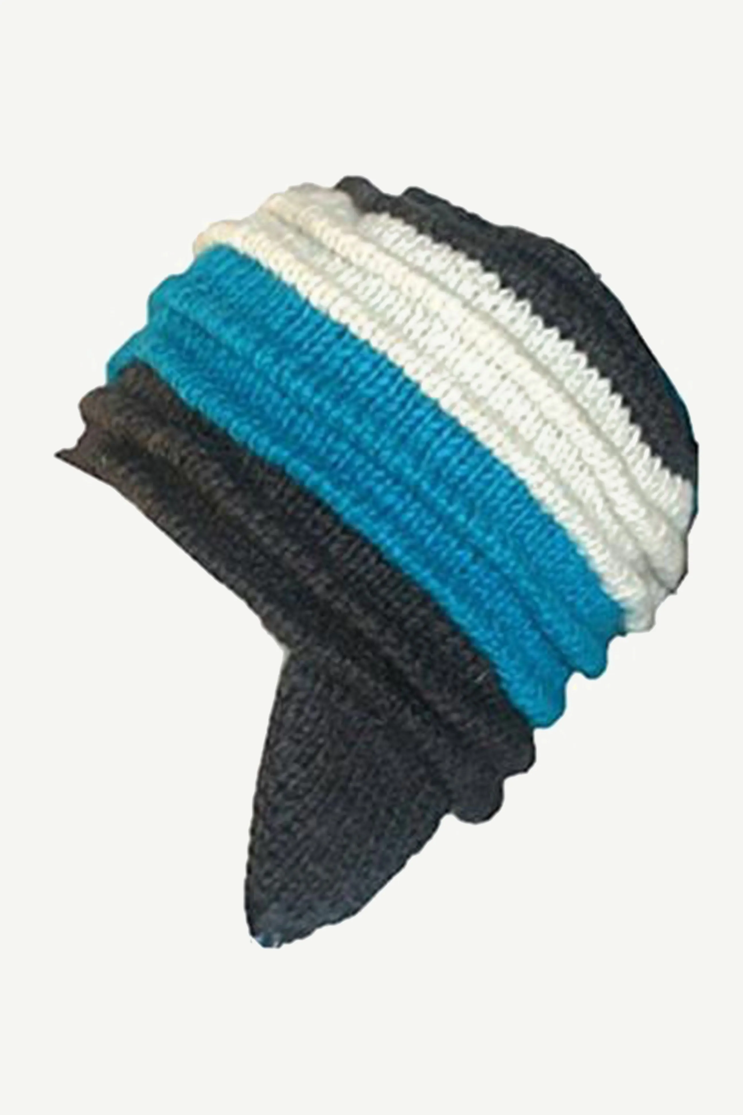 Assorted Designer's Style Highland Wool Knit Beanie Earflap Mitten