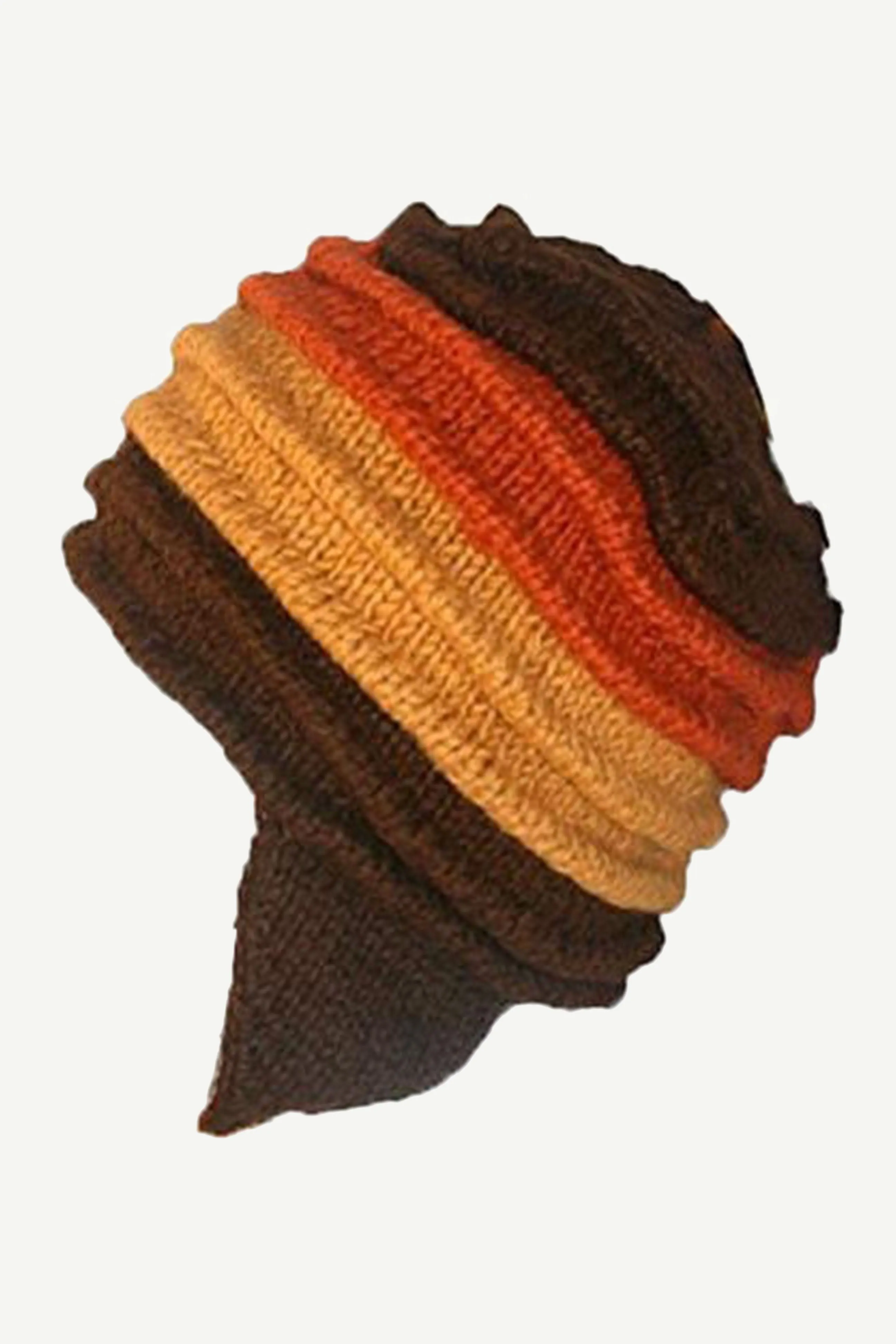 Assorted Designer's Style Highland Wool Knit Beanie Earflap Mitten