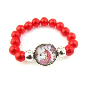 Black Unicorn Beads Bracelet