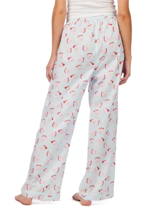 Blue Santa Pajama Pants Mud Pie