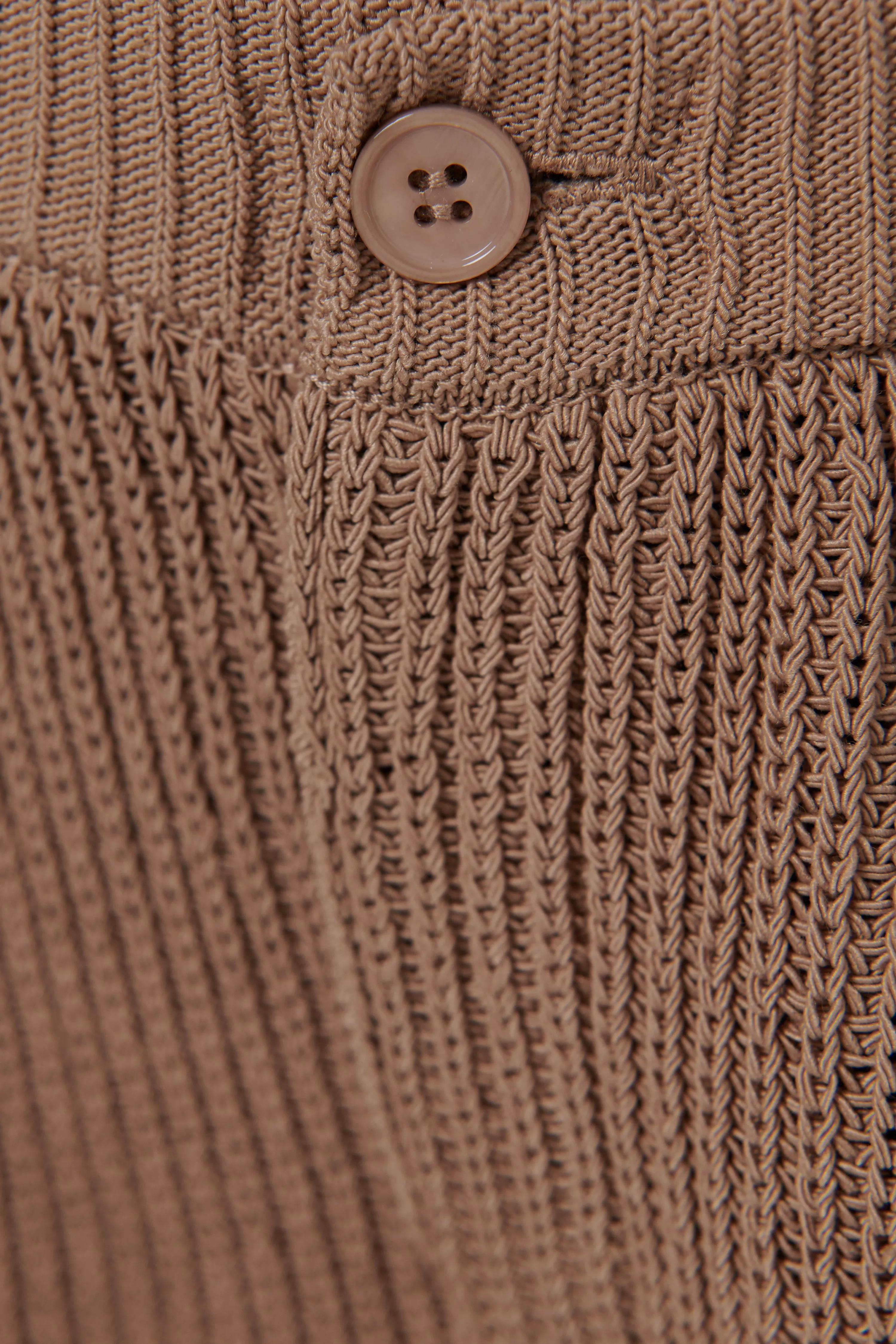 Brown Aries Knit Pants