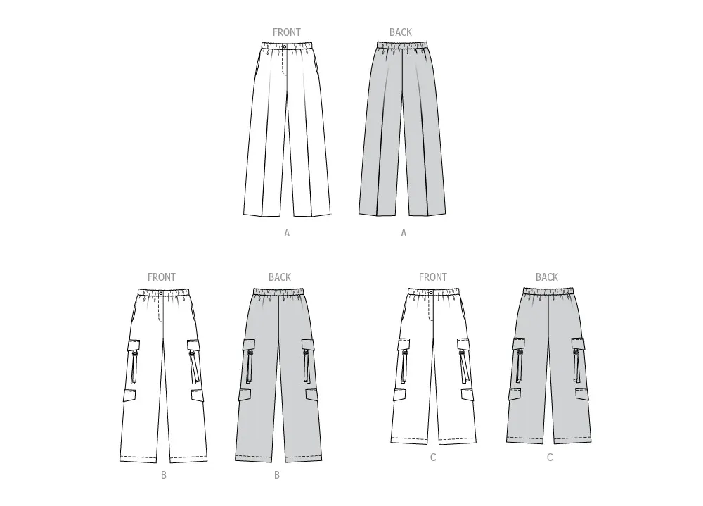 Burda Style Pattern 5801 Misses' Trouser Pants