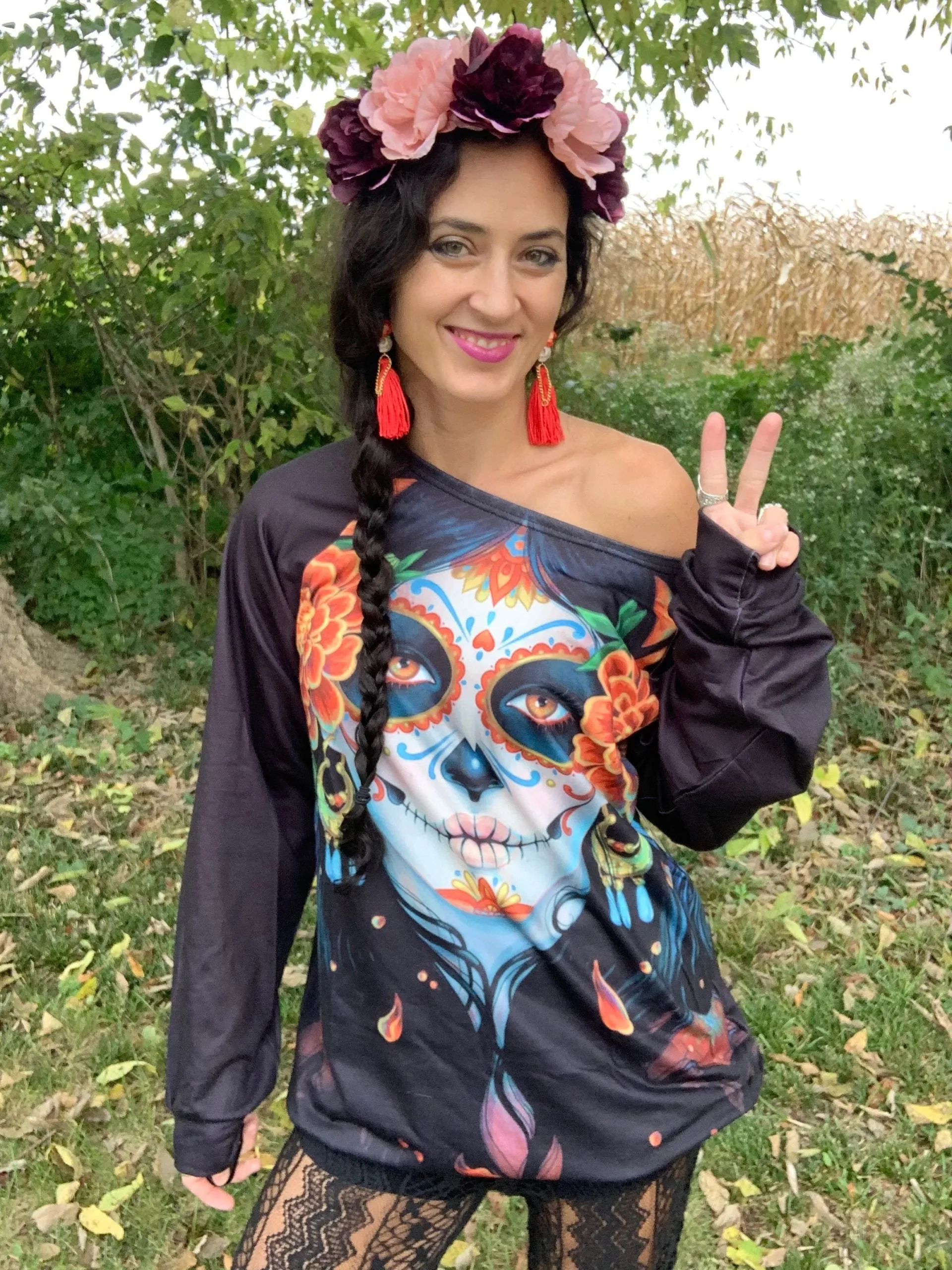 Candy Skull Sweatshirt