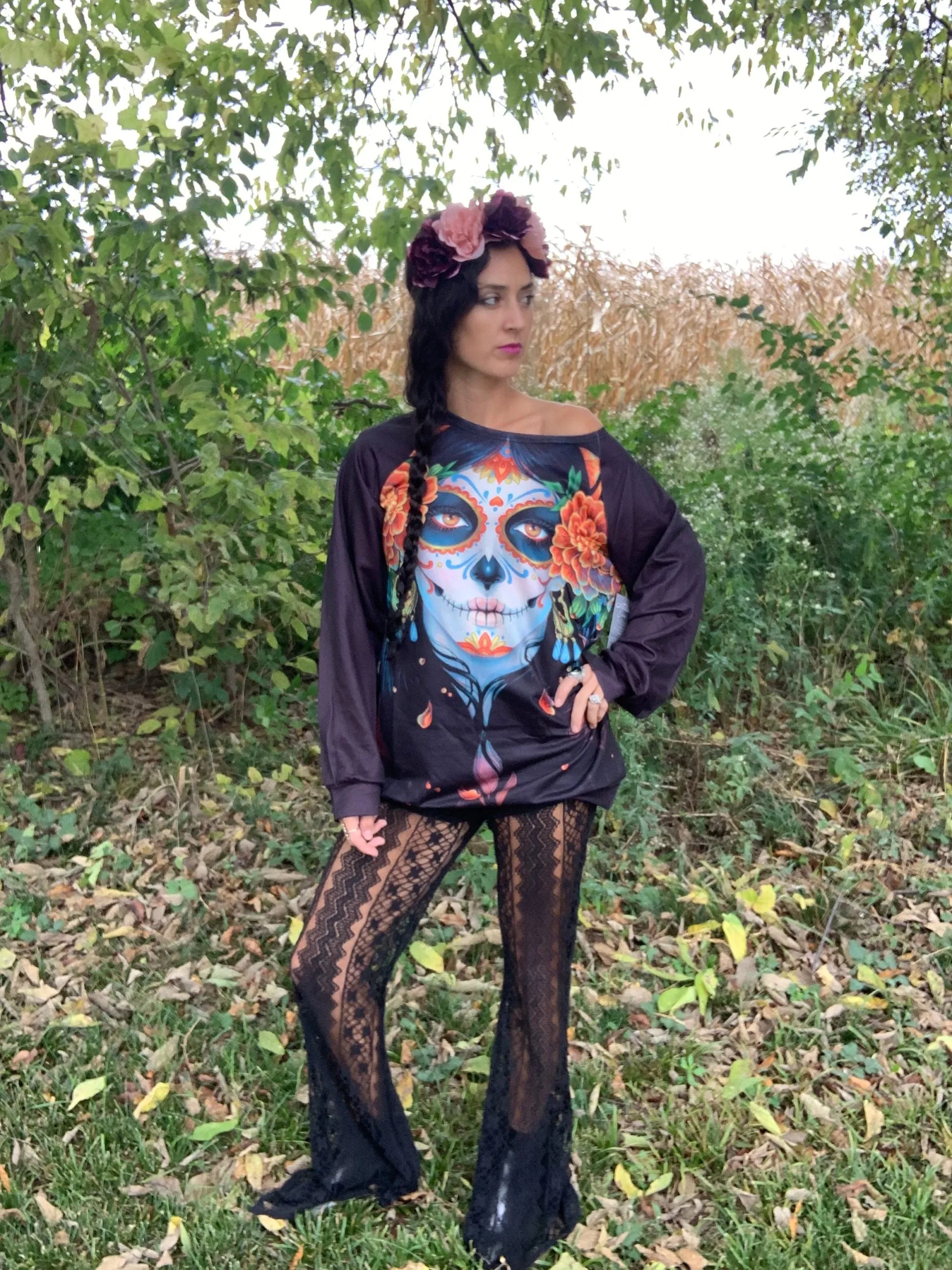Candy Skull Sweatshirt