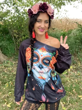 Candy Skull Sweatshirt