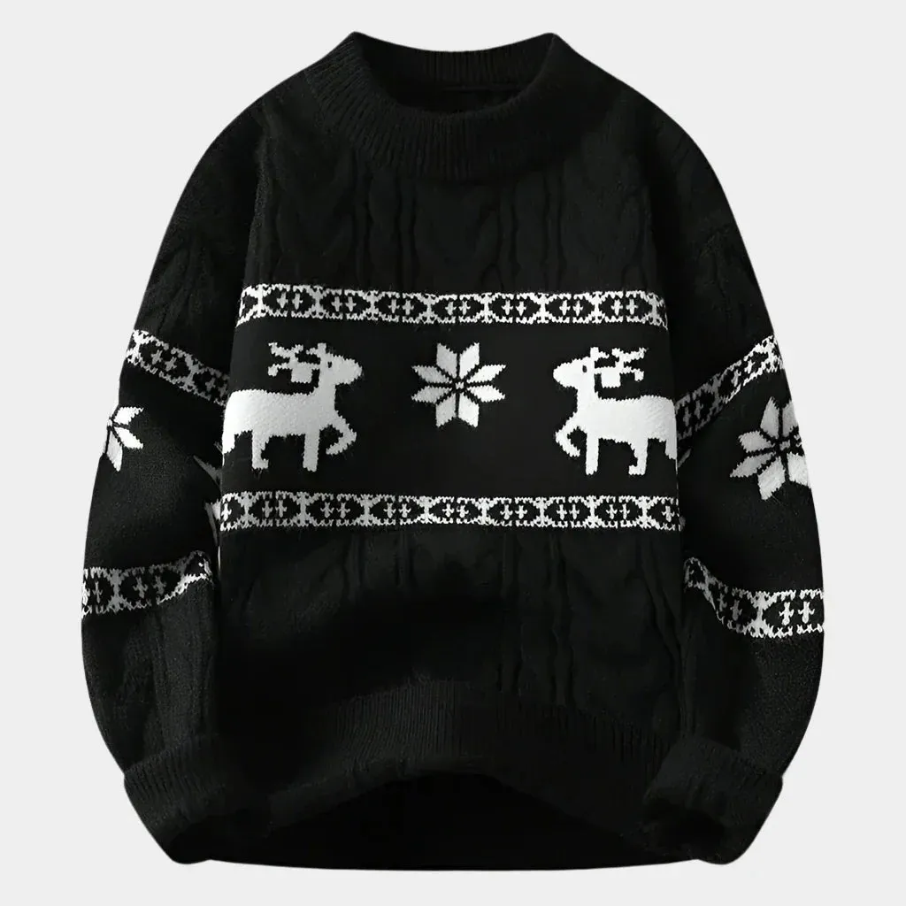 Cashmere Beige Christmas Sweater