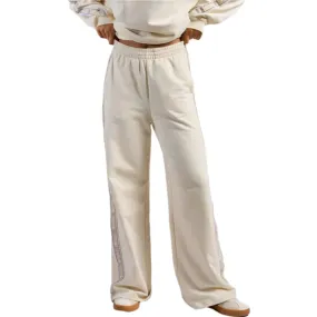 Champion Womens Lux Taping Wide Leg Pants - Natural