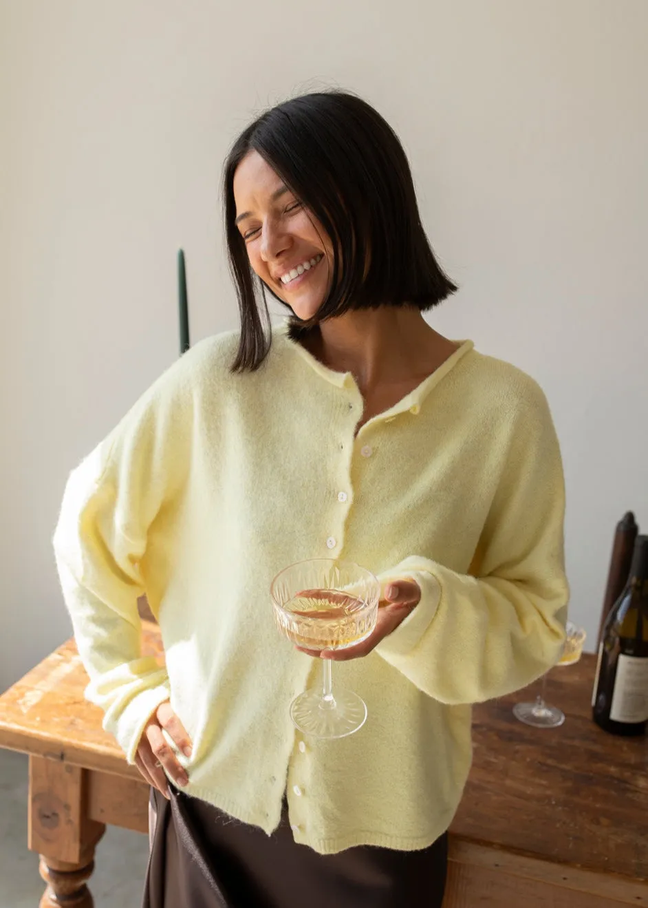 Clara Cardigan in Butter