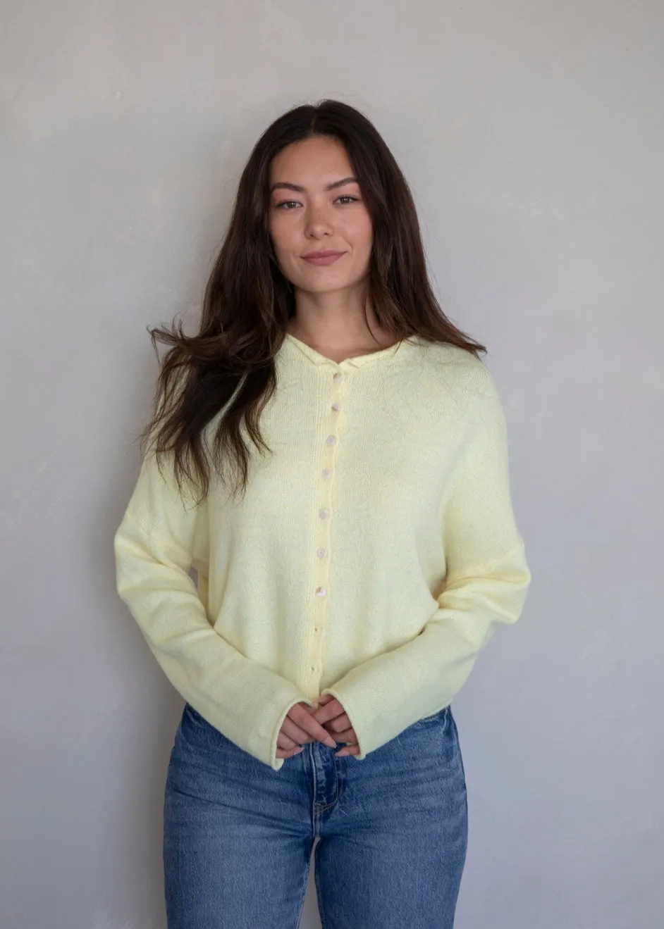 Clara Cardigan in Butter