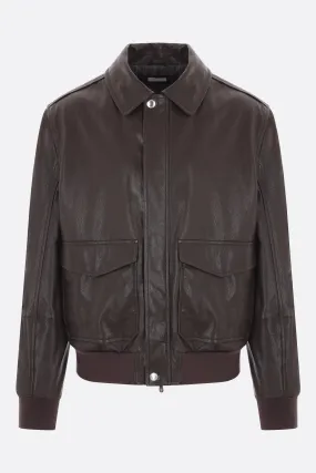 Classic Aviator Leather Jacket