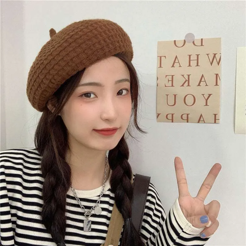 Cozy Kawaii Wool Beret Collection