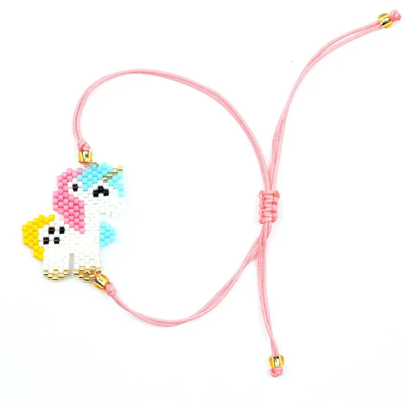Cute Unicorn Beaded Bracelet