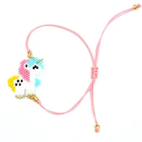 Cute Unicorn Beaded Bracelet
