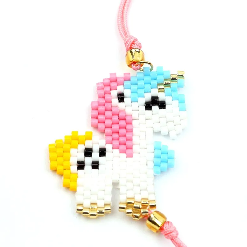 Cute Unicorn Beaded Bracelet