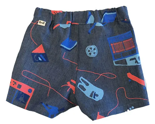 EASY SHORTS - BLUE CITY PRINT