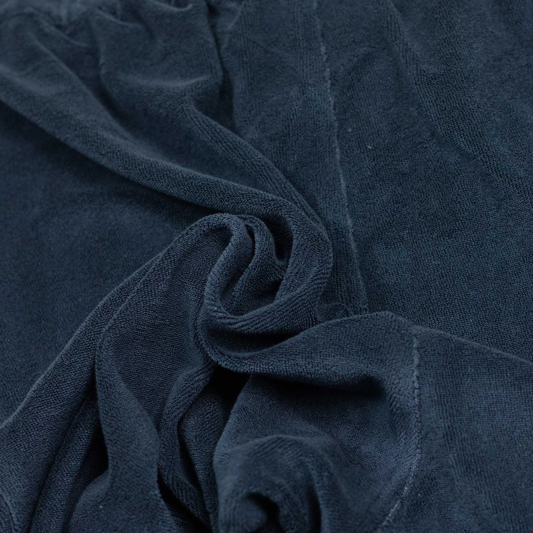 Easy shorts in navy cotton mix terry