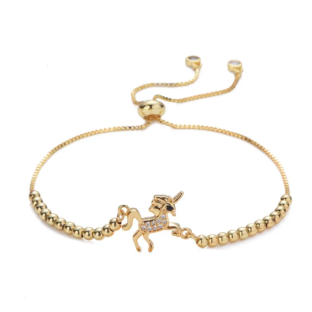 Golden Unicorn Bracelet