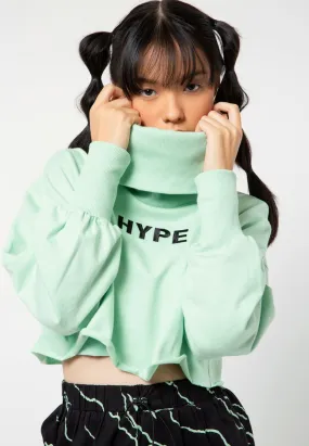 High Neck Sweatshirt