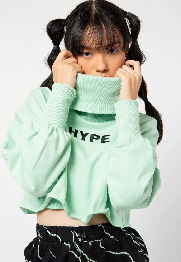 High Neck Sweatshirt