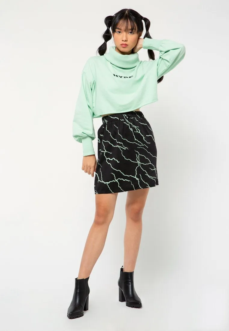 High Neck Sweatshirt