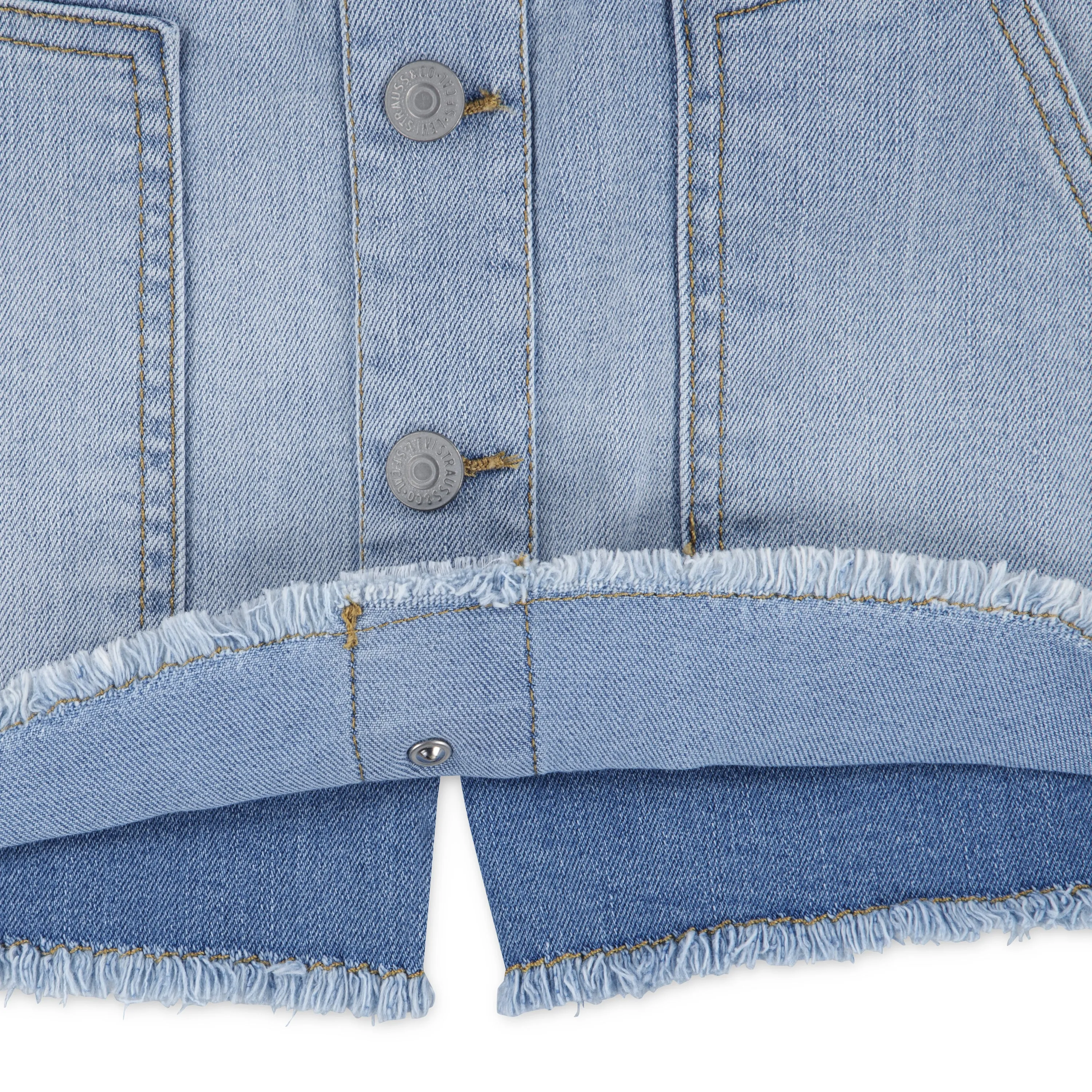 Levi's Girls Tee & Denim Skort Set (Toddlers)