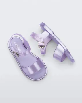 Mar Glitter Jelly Sandal- Pearly Lilac