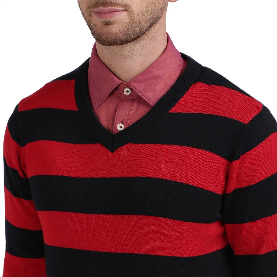 Men Multi-Colour Cotton Sweaters