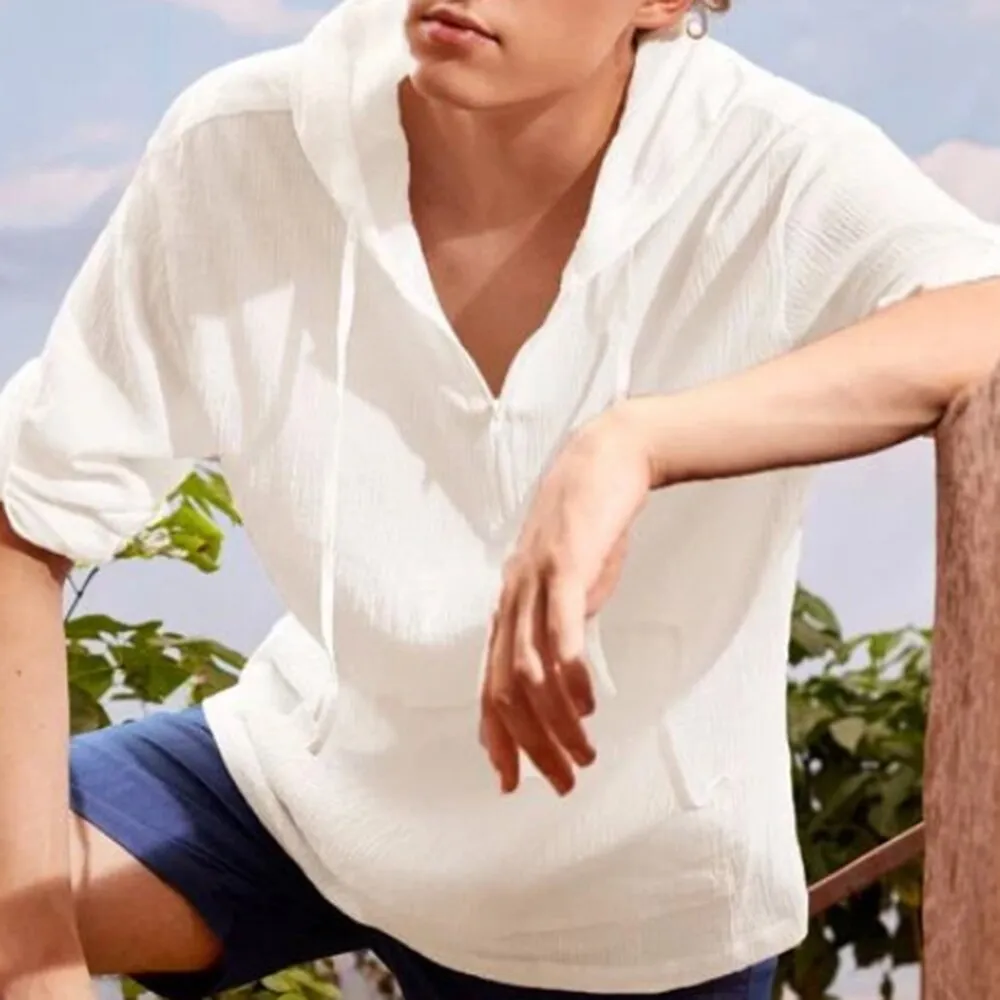 Men's plus size simple T-shirt