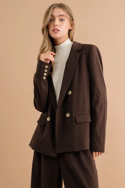 Metropolitan Maven Double-Breasted Blazer
