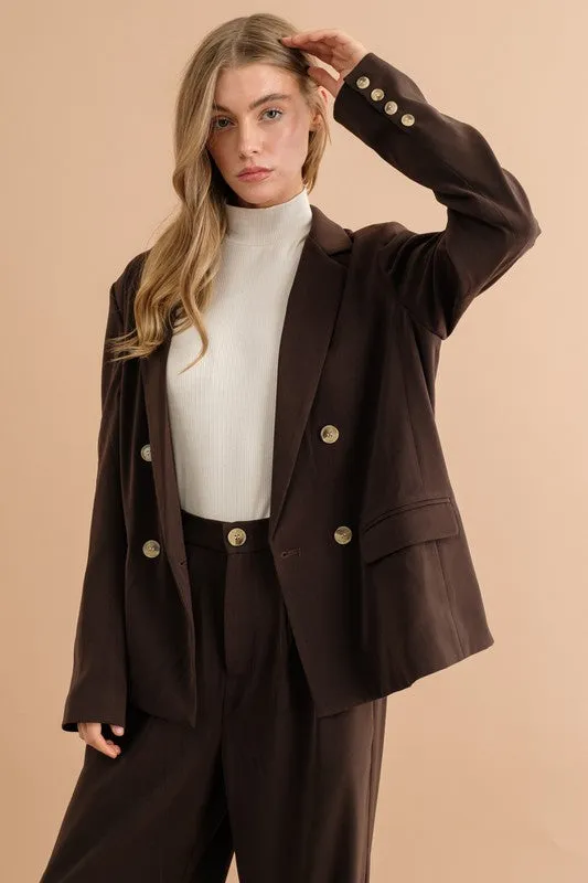Metropolitan Maven Double-Breasted Blazer