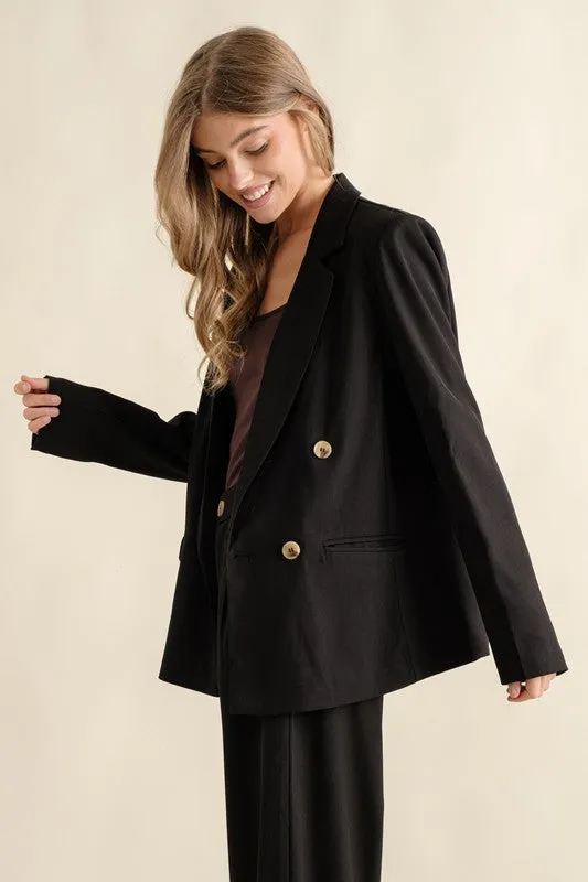 Metropolitan Maven Double-Breasted Blazer