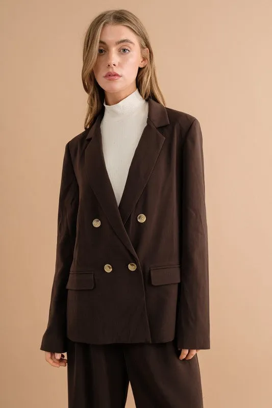 Metropolitan Maven Double-Breasted Blazer