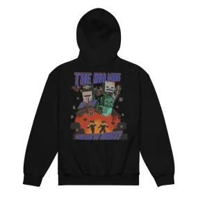 Minecraft The Bad Mobs Come Out At Night Kids Hoodie