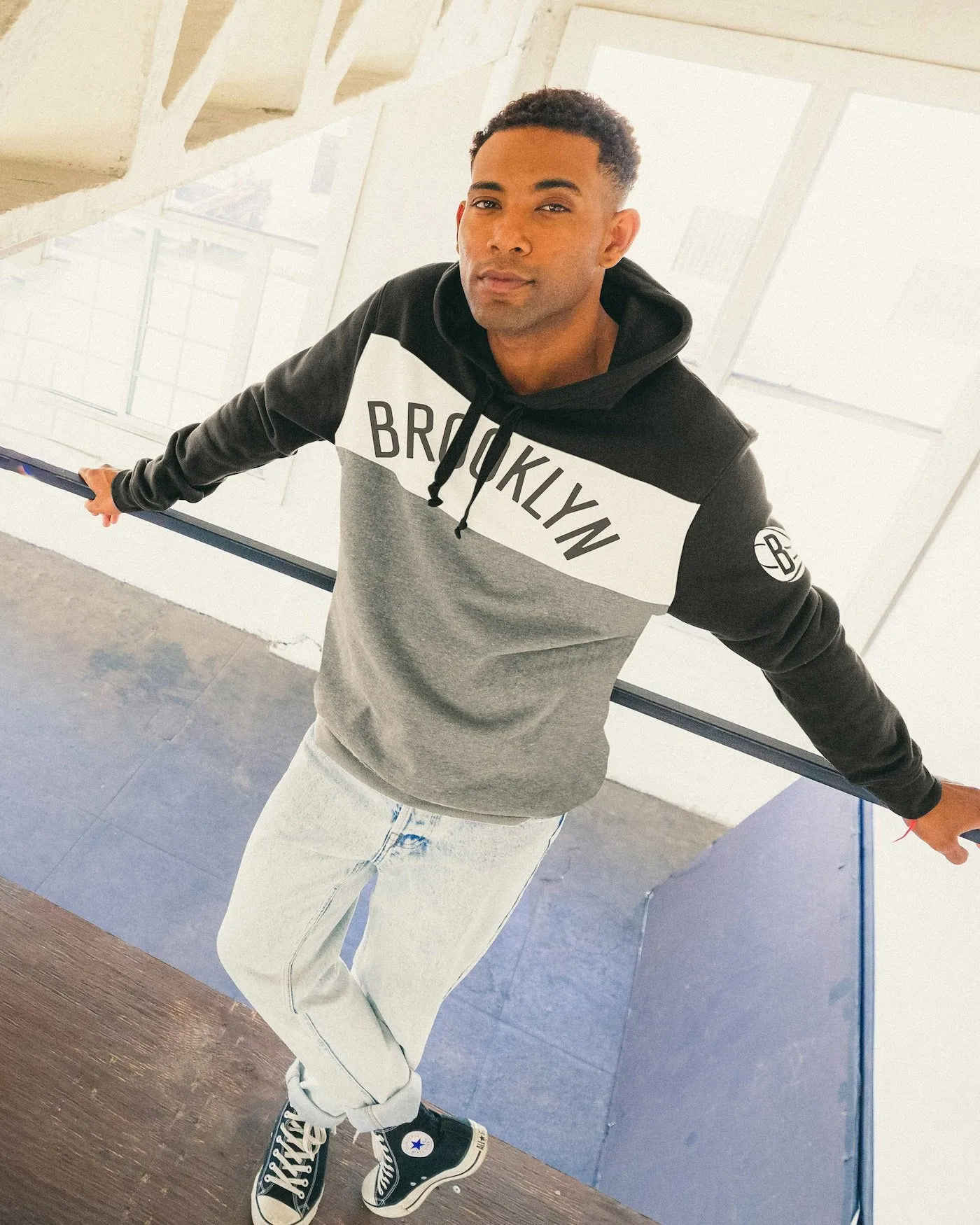 NBA Brooklyn Nets Colorblock Hoodie