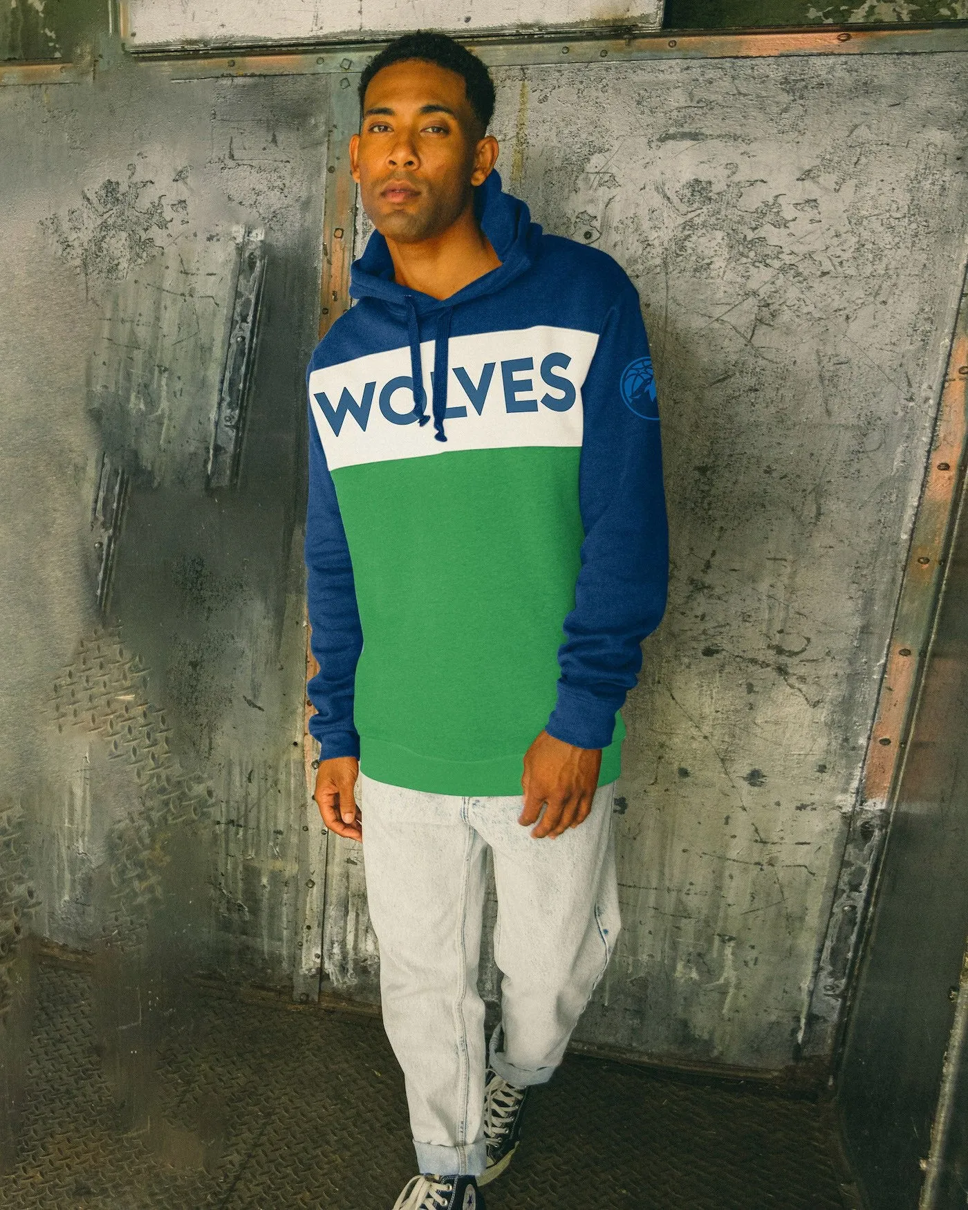 NBA Minnesota Timberwolves Colorblock Hoodie