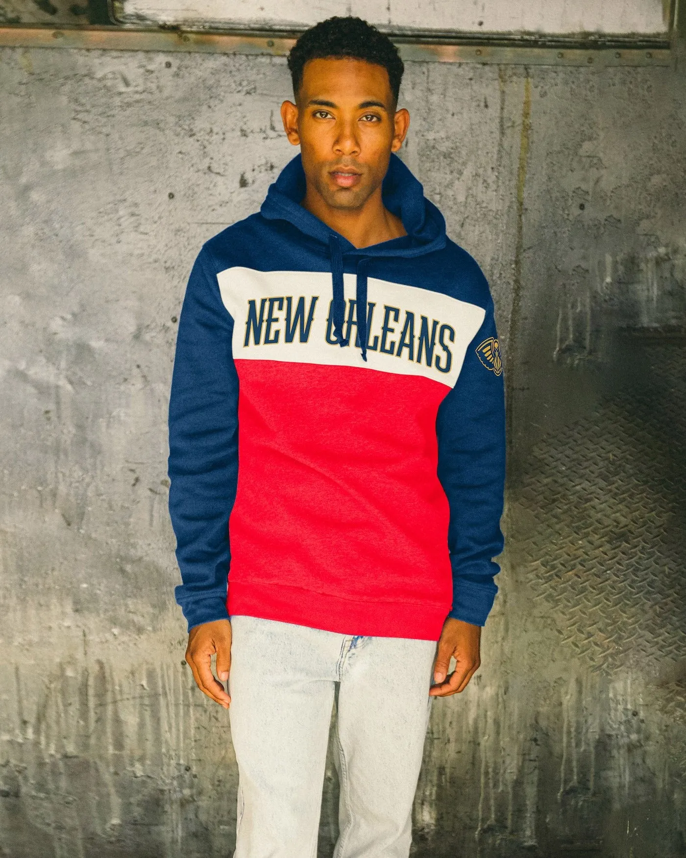 NBA New Orleans Pelicans Colorblock Hoodie