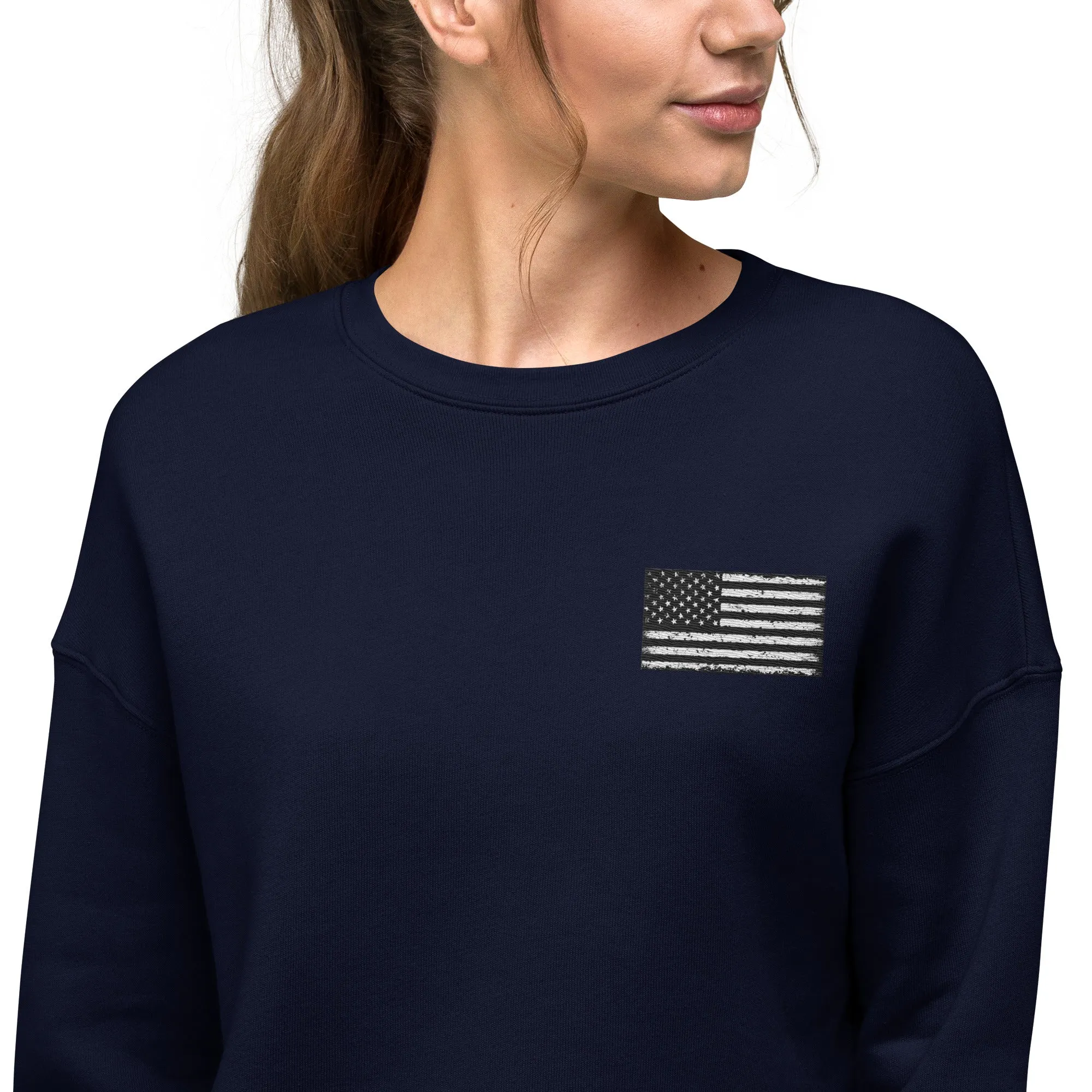 No One Left Behind Crop Sweatshirt