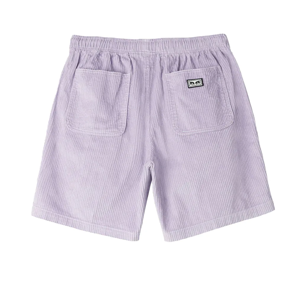 OBEY EASY RELAXED CORDUROY SHORT // ORCHID PETAL