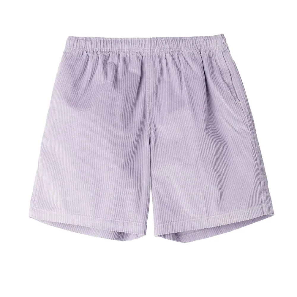 OBEY EASY RELAXED CORDUROY SHORT // ORCHID PETAL