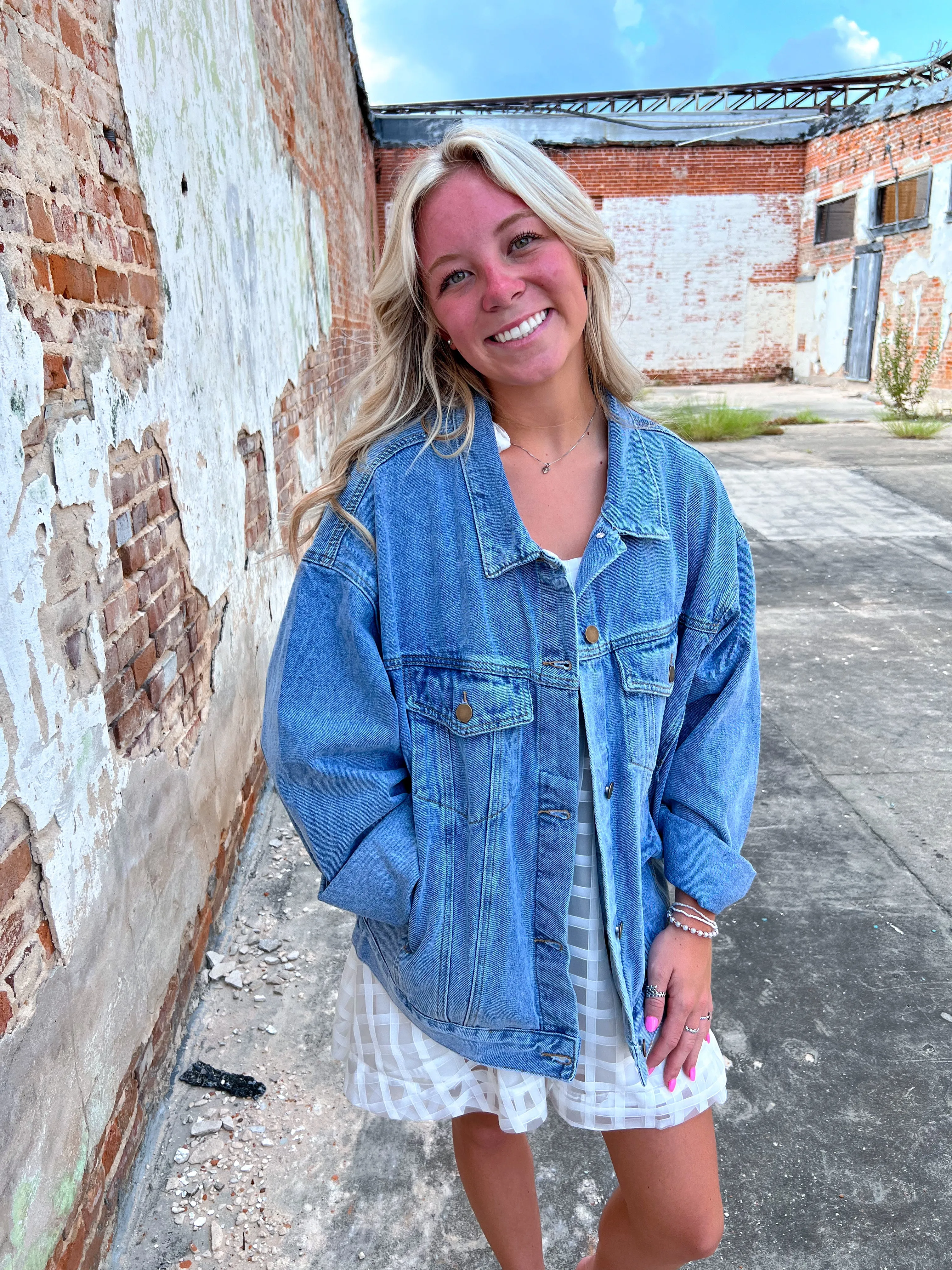 Oliver Boxy-Cut Denim Jacket