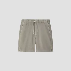 Overdyed Seersucker Easy Short (Khaki)