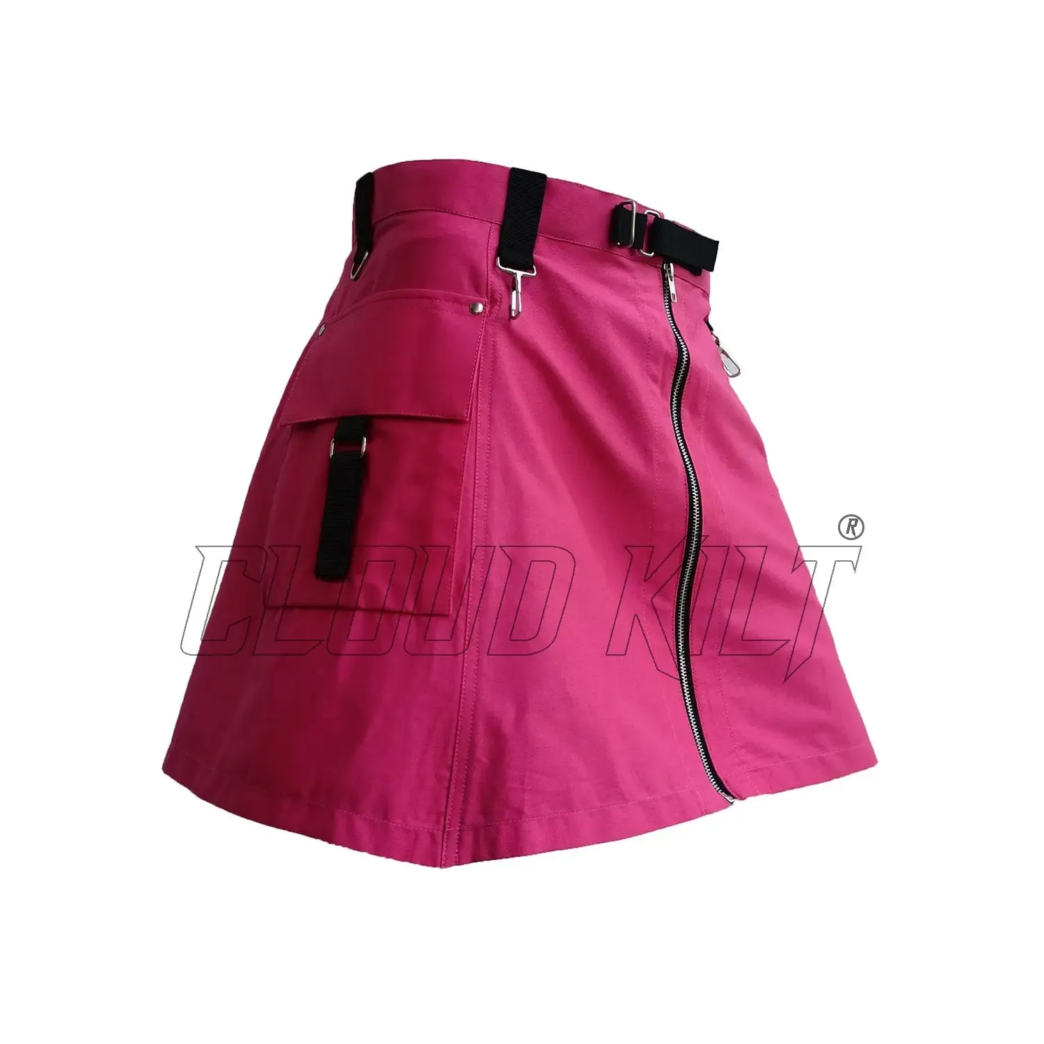 Pink Women Fashion Kilt