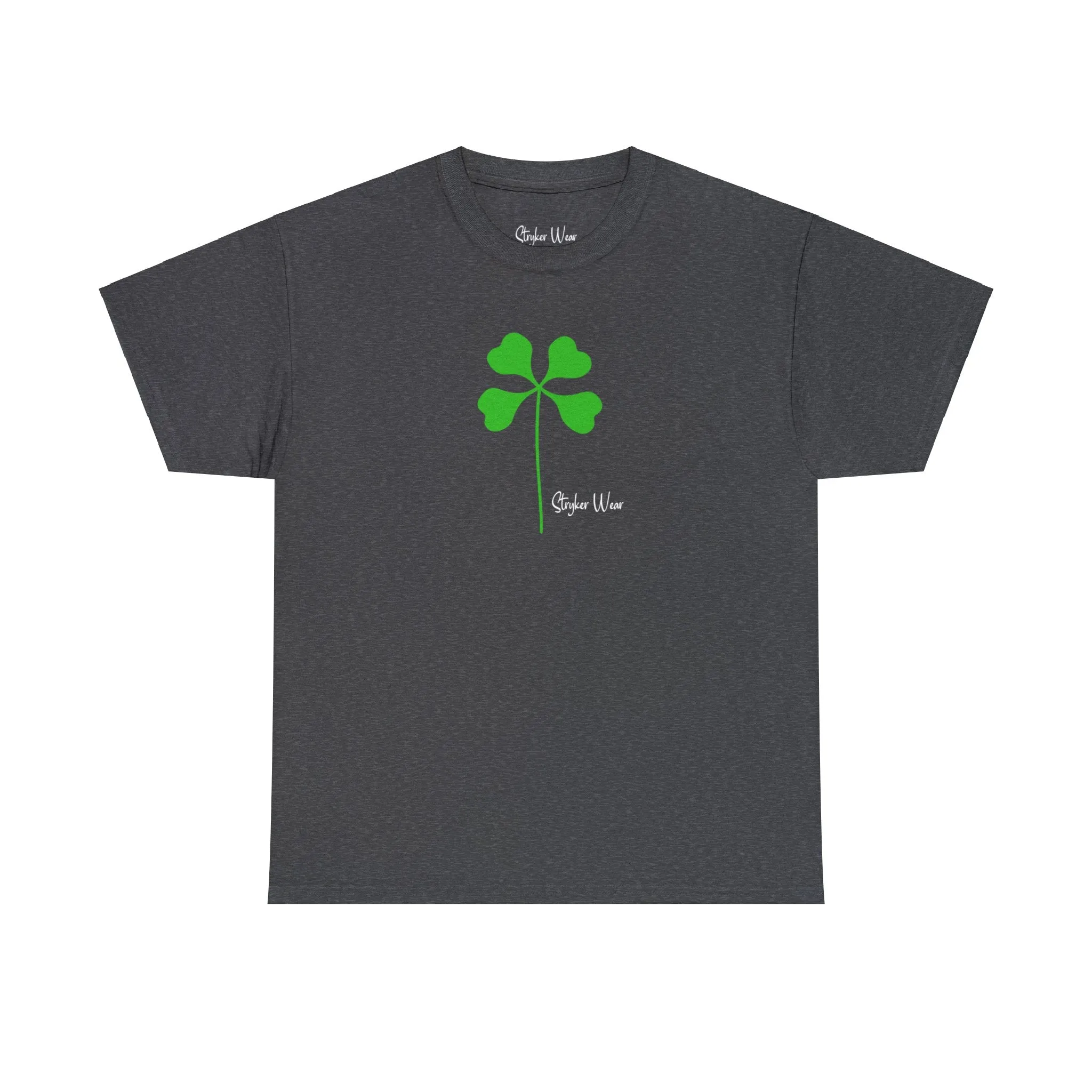 Simple Green Clover | Unisex Heavy Cotton Tee