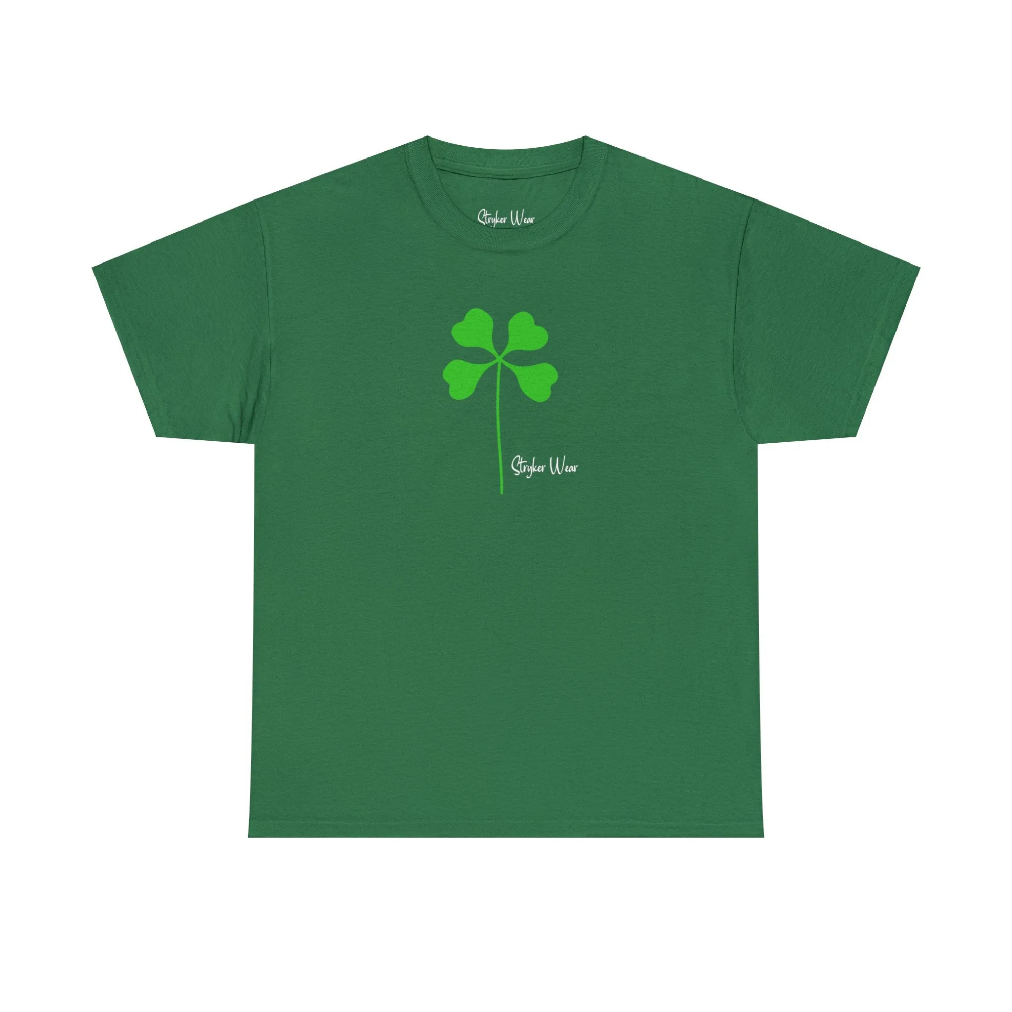 Simple Green Clover | Unisex Heavy Cotton Tee
