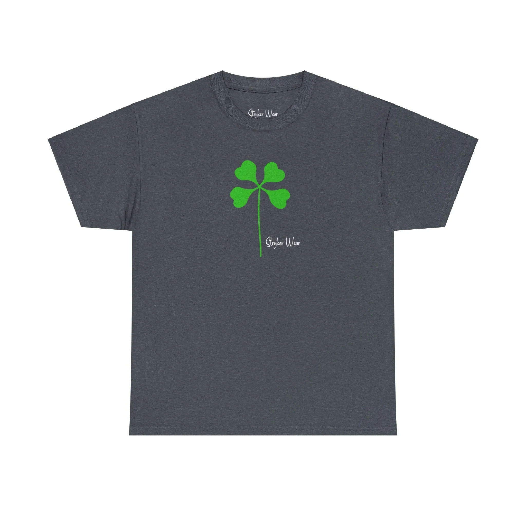 Simple Green Clover | Unisex Heavy Cotton Tee
